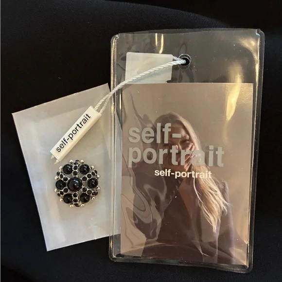 Self-Portrait Black Mini Dress - Picture 5 of 10